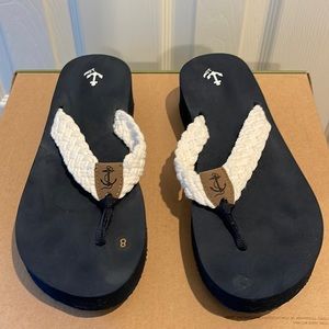 J. Crew crochet flip flop